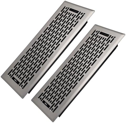 Howeall 4x12 Inches 2 Pack Heavy Duty Walkable Floor Register by Howeall