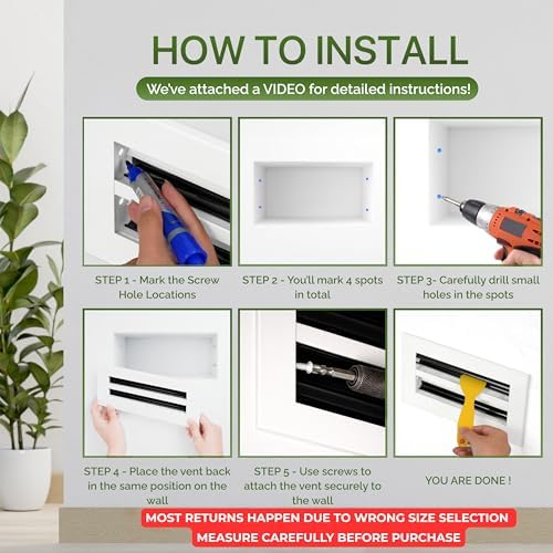 Modern Air Vent Cover 10x6 – Slim Design Aluminum Linear Slot Diffuser - Image 5