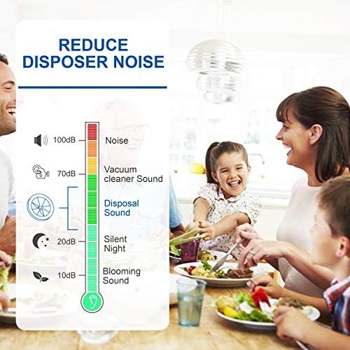 Garbage Disposal Splash Guard Collar Sink Baffle, Food Waste Disposer - Image 6
