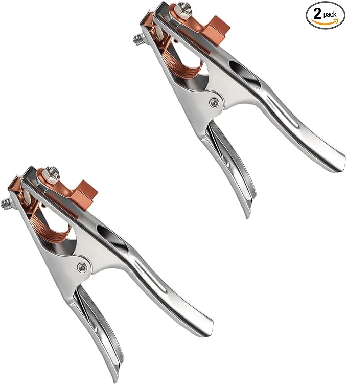 2PCS 500A Welding Ground Clamp, Manual Welder Electrode Clamp Tool by Unknown