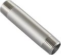 Beduan Stainless 3/8 NPT Male Threaded 8" Length Nipple Pipe Fitting | MPT by Beduan