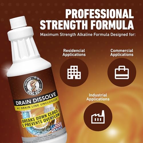 HVAC Guys Drain Dissolve 2PK | AC Drain Line Cleaner & Unclogger | Heat - Image 3