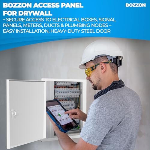 BOZZON Access Panel for Drywall 6 x 6 inch – Metal Door - Image 7