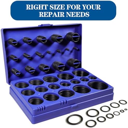 XBVV 407 Pcs Universal SAE O Ring Assortment Kit，32 Inch Sizes Standard Nitrile - Image 3