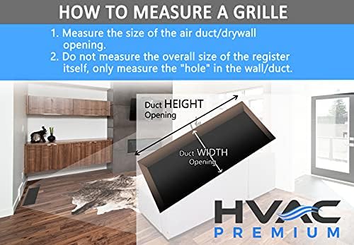 HVAC Premium 4" x 14" Toe Kick Vent Grille - Image 5