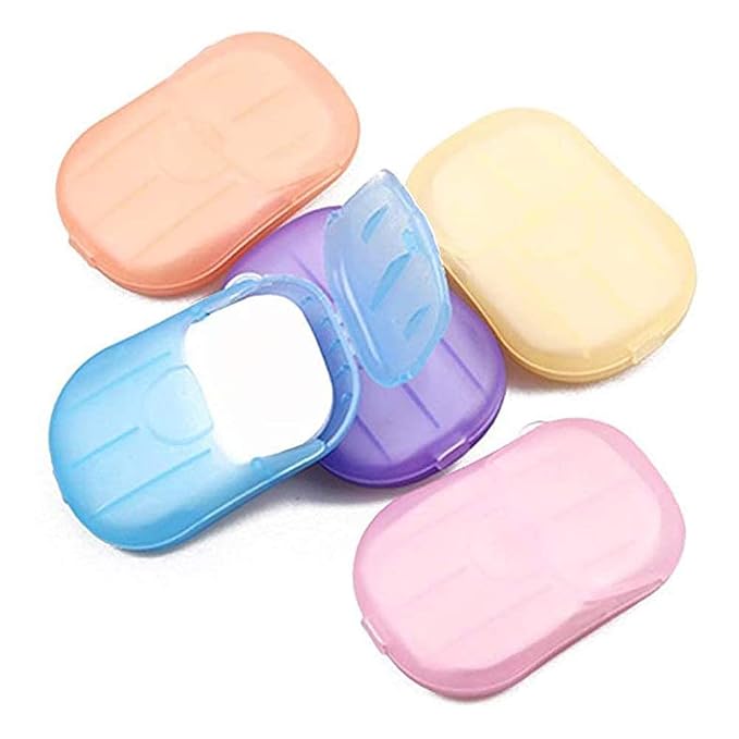 500 Sheets Colorful Disposable Soap Paper 5 Boxes Hand Cleaner Fragrance Mini by Xinjincang