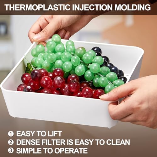 Tuanse 8 Pcs 8.5 X 8.5 X 2.5 Inch Commercial Floor Drain Strainer - Image 5