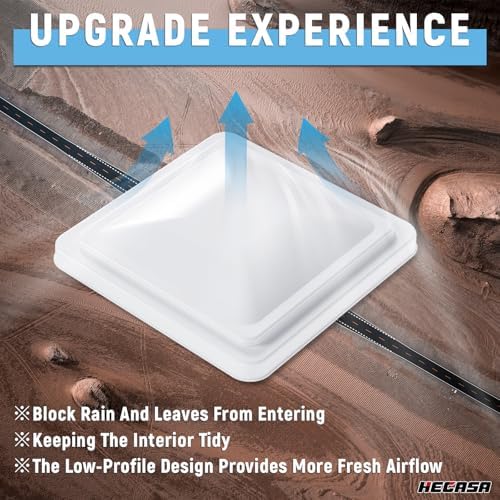 HECASA 14" RV Camper Roof Vent Cover Compatible - Image 6