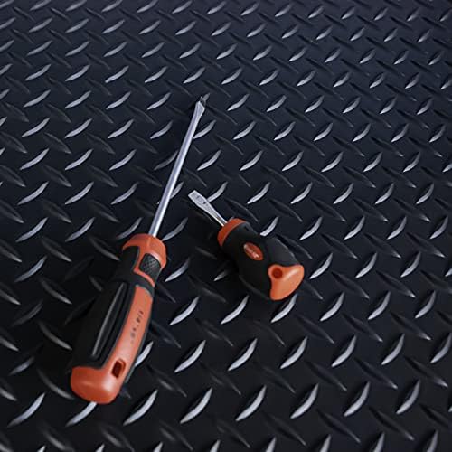 Workforce Vinyl Diamond Plate Commercial Grade Matting, Heavy Duty Floor Mat - Image 6