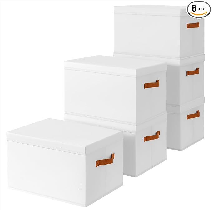 Storage Bins with Lids by Homsorout
