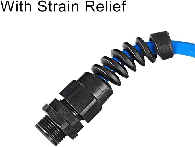 uxcell M20 Cable Gland Waterproof IP68 Nylon Joint Adjustable Locknut - Image 3