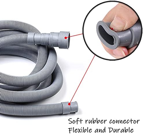 HLMOptimo 16 Feet Universal Washing Machine Drain Hose Flexible Dishwasher - Image 5