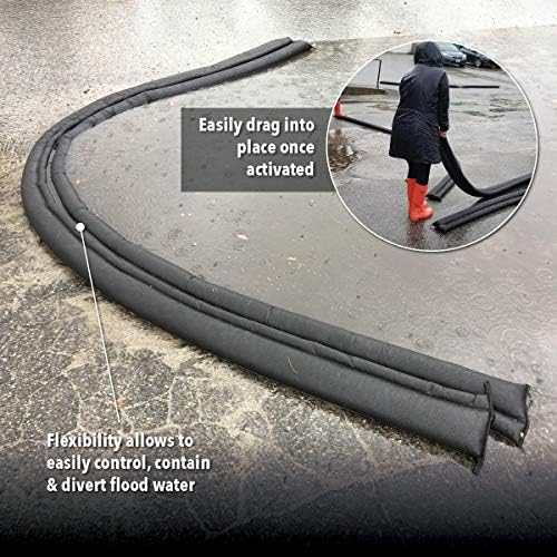 Quick Dam QD610-12 Water-Activated Flood Barrier-10 Feet-12/Pack, 12 Pack - Image 4