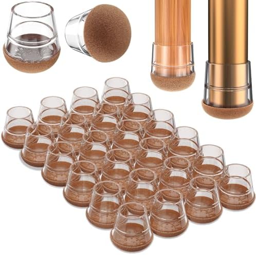 Round Chair Leg Floor Protectors by YTEACIUL