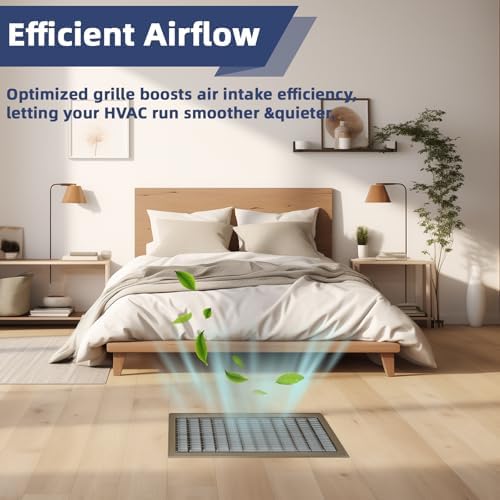 12x12 Floor Return Air Grille Fit 12x12 Duct Opening, Floor Register - Image 6