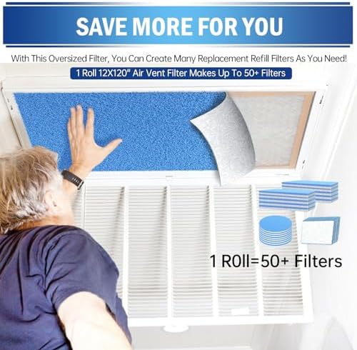 UBeesize Air Vent Filters, MERV 8 Triple Vent Filter Kit - Image 5
