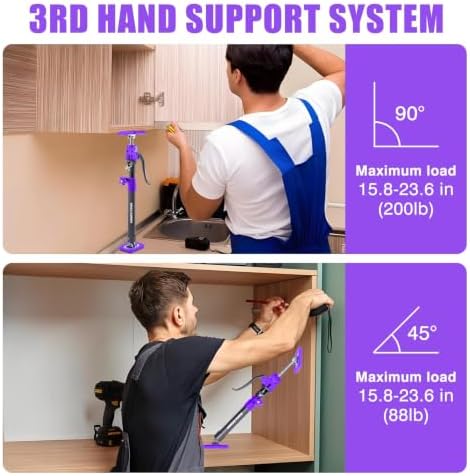 Quality Steel Cabinet Jacks for Installing Cabinets, 3rd Hand Support System - Image 6