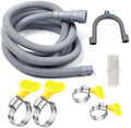 HLMOptimo 10 Feet Universal Washing Machine Drain Hose Flexible Dishwasher by HLMOptimo