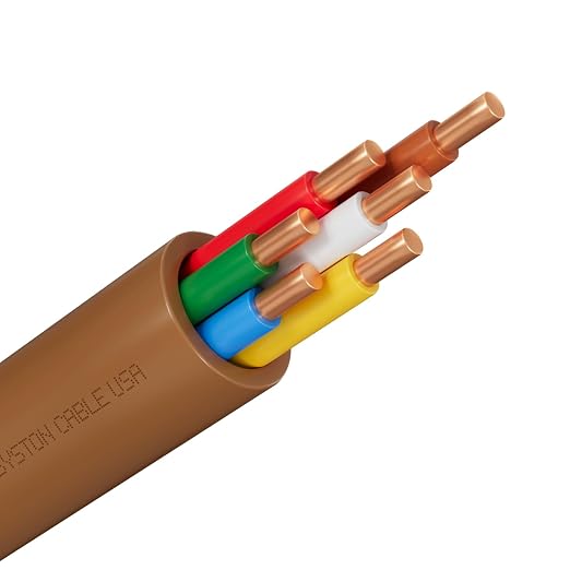 Syston 18/6 Thermostat Doorbell HVAC Heating Control Cable Wire, 100% Solid by SystonCableTechnology