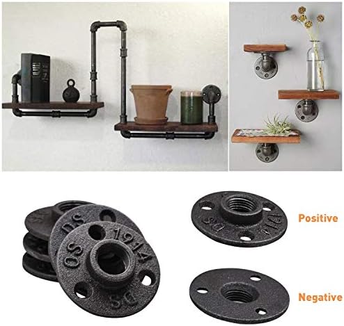 1/2" Floor Flange, 40 Pack MalleableIron Threaded Pipe Flange - Image 4