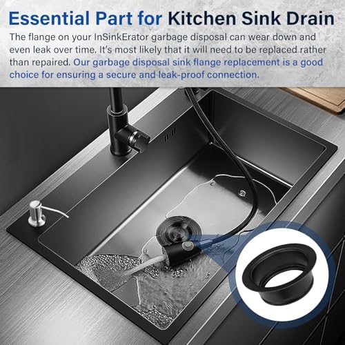Matte Black Garbage Disposal Sink Flange - Image 6