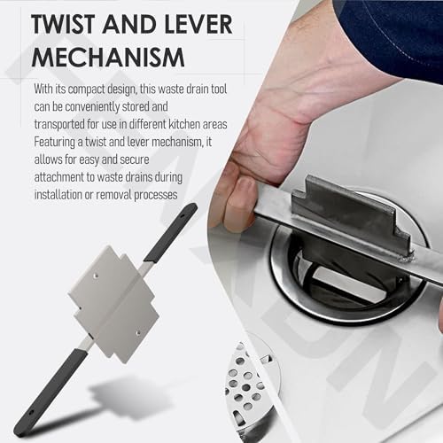 Waste Drain Tool for 3 Tier Commercial Sinks - Image 5