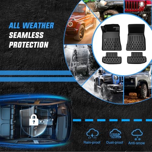 Nilight TPE Floor Mats for Ford Mustang - Image 6