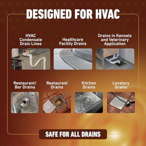 HVAC Guys Drain Dissolve 2PK | AC Drain Line Cleaner & Unclogger | Heat - Image 4