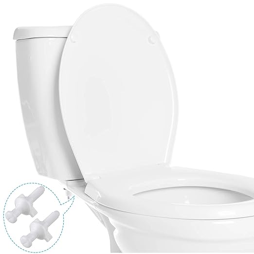 Jetec 2 Pack Toilet Seat Screws Kit, Plastic Bolts Nuts & Washers - Image 4