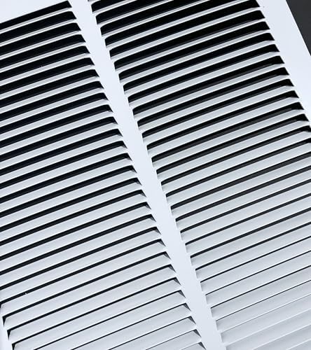 Fits 20x10 Duct Opening Stamped Steel Return Air Grille Vent Cover Grille - Image 5