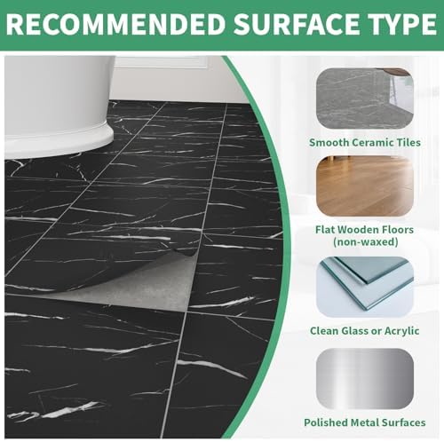 40-Pack Peel and Stick Floor Tiles Vinyl Floor 12 x 12 inch Self Adhesive - Image 5