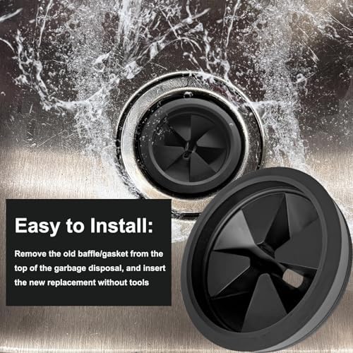 2pcs 3 1/8 Inch Garbage Disposal Sink Baffle Splash Guard, Garbage Disposal - Image 5