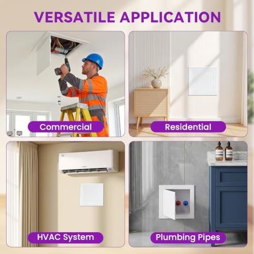 16x16 Inch Access Panel for Drywall and Ceiling, ABS Plumbing Access Door - Image 6
