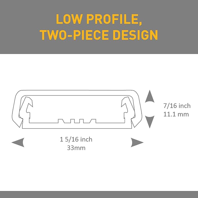 Wiremold Plastic Nonmetallic Raceway, Extending Power, On-Wall Outside Elbow - Image 3