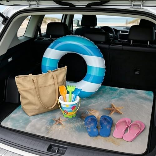 Ocean Shell Universal Cargo Liner Gardening Trunk Mat Waterproof Cargo Liner - Image 2