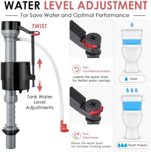 3 Sets Toilet Float Replacement Kit - Image 4