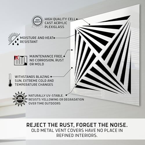SABA Home Décor White Air Vent Cover - Image 3