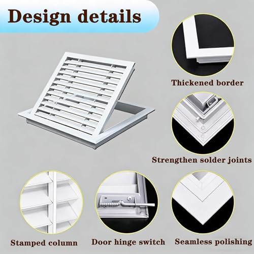 Decorative Return Air Grille, 16 x 20 in Decorative Vent Covers Ceiling - Image 5