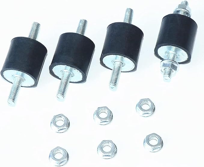 4pcs Rubber Vibration Isolator Mounts 30 x 30mm Shock Absorber - Image 3