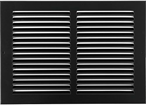 HVAC Premium 10'' x 6'' Flat Stamped Steel Return Air Grille by HVACPremium
