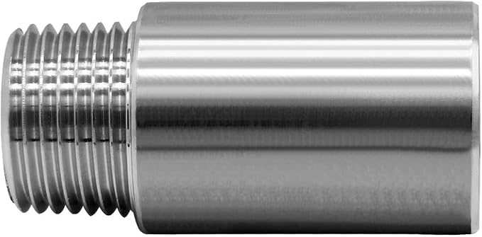 Stainless Steel Pipe Fitting 1/4" NPT Male x 1/4" NPT Female Thread Nipple Cast - Image 4
