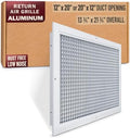 Fits 12x20 and 20x12 Duct Opening | Aluminum Eggcrate Return Air Grille | Low by Handua