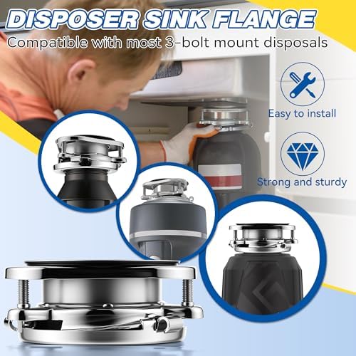 Garbage Disposal Flange Kit, Fit 3 1/2" Sink Drain Hole - Image 4