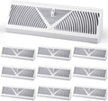 Yaocom 10 Pack Baseboard Register Vent 15 Inch Air Vent Covers by Yaocom
