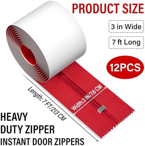 12 Pack Heavy Duty Zipper Door - Image 2