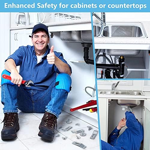 Enhon Undermount Sink Clips Kit 24 Pack, Sink Mounting Brackets, Heavy Duty - Image 6