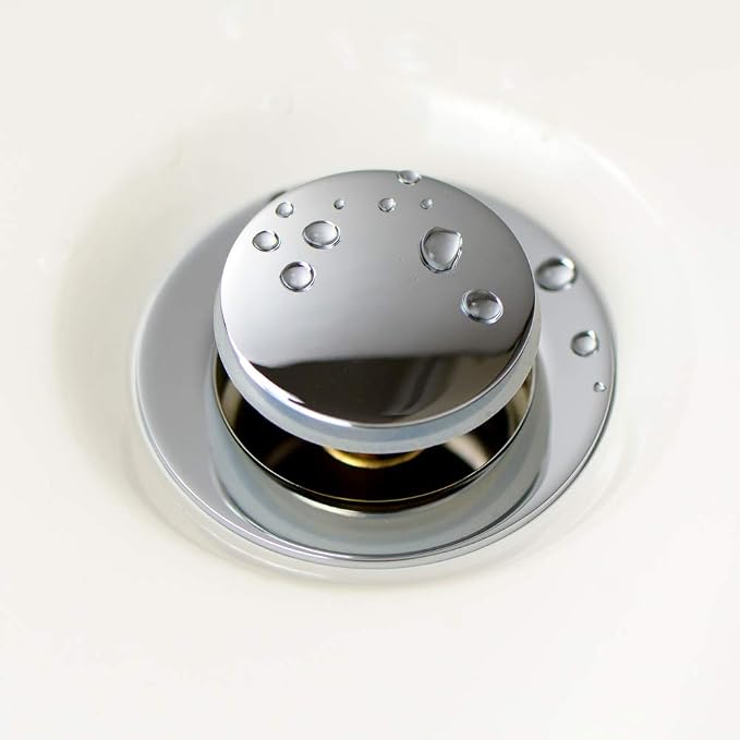 Purelux Bathroom Sink Drain Stopper Faucet Vanity Sink Pop Up Drain Assembly - Image 7