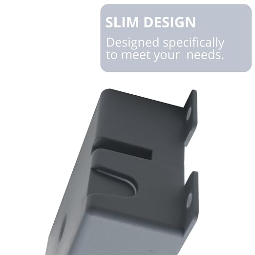 1 Gang PVC Old Work Shallow Outlet Box ETL Listed 3 Pack | ETL Listed 8 cu in - Image 2