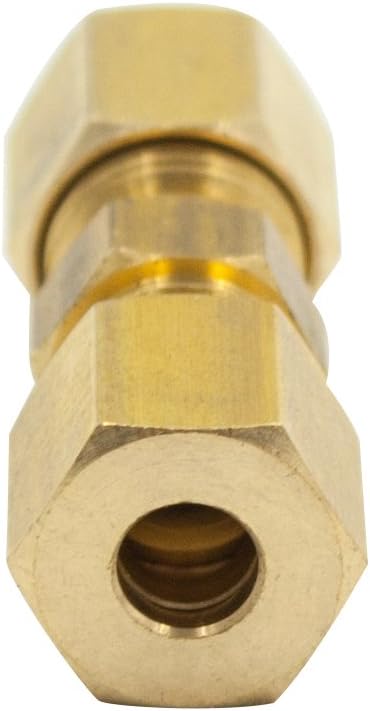 Brass Compression Tube Fitting, 3/8" OD x 3/8" OD - Image 4