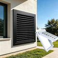 Modern Black Return Air Grille 22x24 in by Unknown